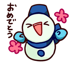 Muffler snowman sticker #1698813