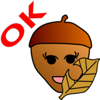 big adventure of  acorn boy sticker #1699833