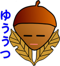 big adventure of  acorn boy sticker #1699845