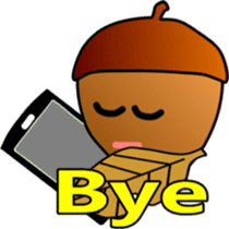 big adventure of acorn boy sticker #1699856