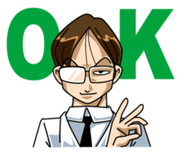 Daily life of science guy sticker #1700642