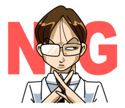 Daily life of science guy sticker #1700643