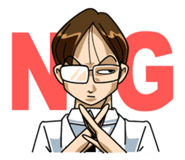 Daily life of science guy sticker #1700643