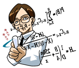 Daily life of science guy sticker #1700651