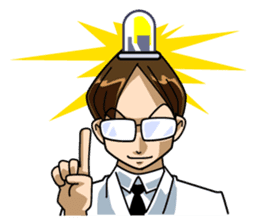Daily life of science guy sticker #1700653