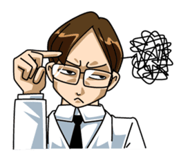 Daily life of science guy sticker #1700655