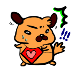 Pug KINCHAN sticker #1700699