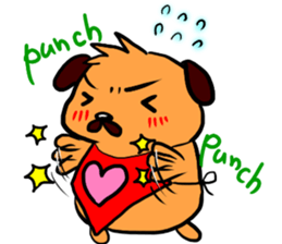 Pug KINCHAN sticker #1700703