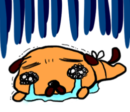 Pug KINCHAN sticker #1700705