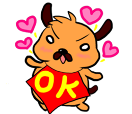 Pug KINCHAN sticker #1700709