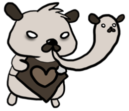 Pug KINCHAN sticker #1700713