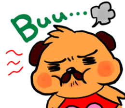 Pug KINCHAN sticker #1700718