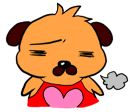 Pug KINCHAN sticker #1700720