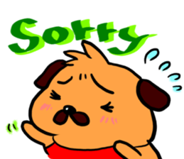 Pug KINCHAN sticker #1700721