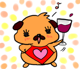 Pug KINCHAN sticker #1700728