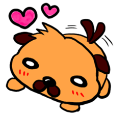 Pug KINCHAN sticker #1700732