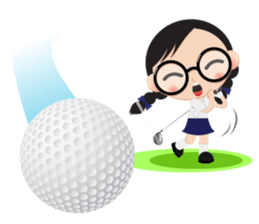 GlassesGirl 2 sticker #1700780