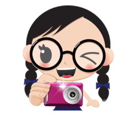 GlassesGirl 2 sticker #1700782