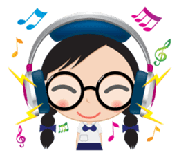 GlassesGirl 2 sticker #1700784