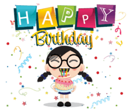 GlassesGirl 2 sticker #1700786