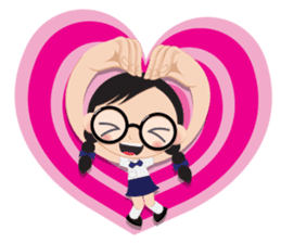 GlassesGirl 2 sticker #1700788