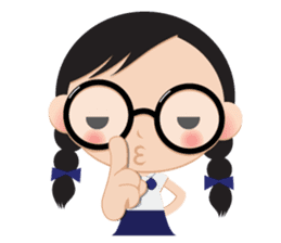 GlassesGirl 2 sticker #1700791