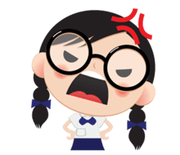 GlassesGirl 2 sticker #1700796