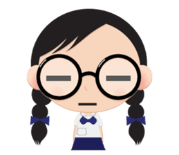GlassesGirl 2 sticker #1700797