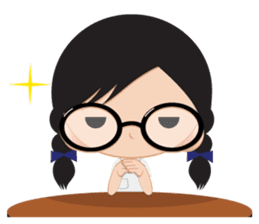 GlassesGirl 2 sticker #1700798