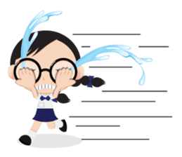 GlassesGirl 2 sticker #1700799