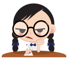 GlassesGirl 2 sticker #1700802