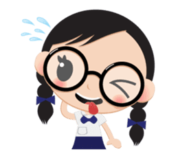 GlassesGirl 2 sticker #1700803