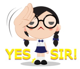 GlassesGirl 2 sticker #1700806