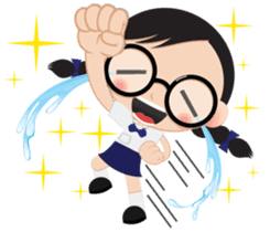 GlassesGirl 2 sticker #1700809