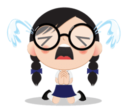 GlassesGirl 2 sticker #1700813