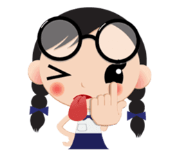 GlassesGirl 2 sticker #1700814