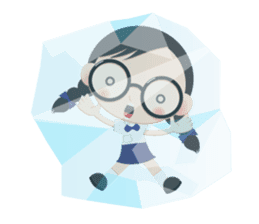 GlassesGirl 2 sticker #1700815