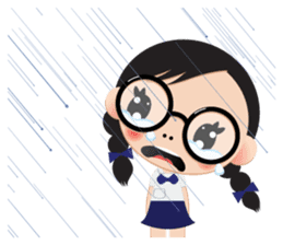 GlassesGirl 2 sticker #1700816