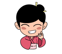 Kawaii Japanese Girl sticker #1701338