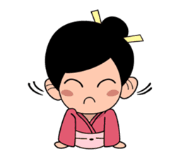 Kawaii Japanese Girl sticker #1701345