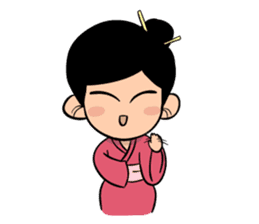 Kawaii Japanese Girl sticker #1701347