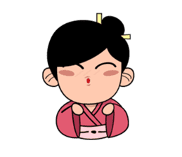 Kawaii Japanese Girl sticker #1701348