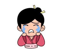 Kawaii Japanese Girl sticker #1701350