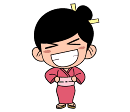 Kawaii Japanese Girl sticker #1701352