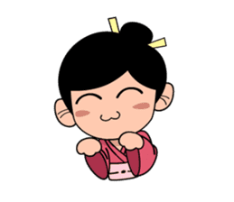 Kawaii Japanese Girl sticker #1701353