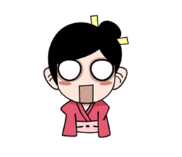Kawaii Japanese Girl sticker #1701357