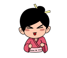 Kawaii Japanese Girl sticker #1701360