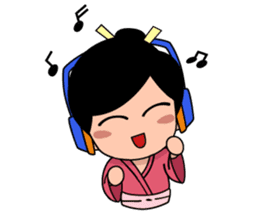 Kawaii Japanese Girl sticker #1701365