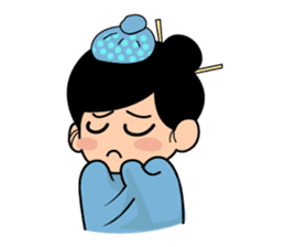 Kawaii Japanese Girl sticker #1701368