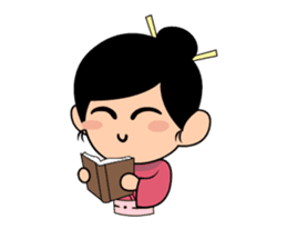 Kawaii Japanese Girl sticker #1701372
